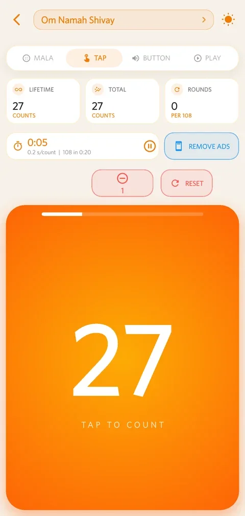 Easy Counter — Counting by tap