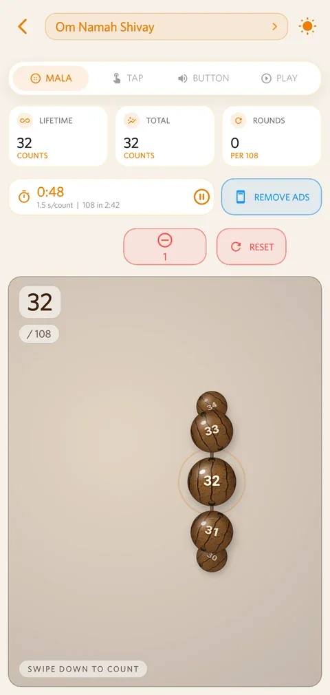 Easy Counter — The 3D mala