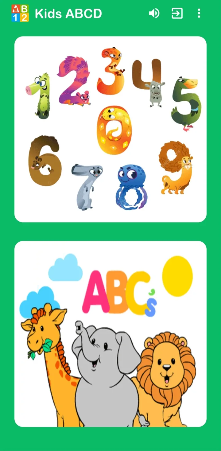 Kids ABCD — screen 2